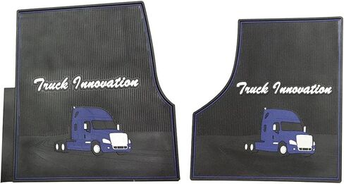 FIT FREIGHTLINER CASCADIA FLOOR MAT Set Rubber Black & Gray Fits with Cargo Liners 2009 2009 2010 2011 2013 2014 2014 2015 2017 Truck Models String for Transmission (FT615) in Kuwait