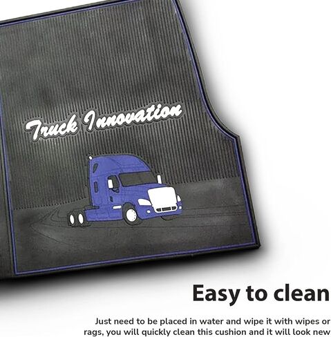 FIT FREIGHTLINER CASCADIA FLOOR MAT Set Rubber Black & Gray Fits with Cargo Liners 2009 2009 2010 2011 2013 2014 2014 2015 2017 Truck Models String for Transmission (FT615) in Kuwait