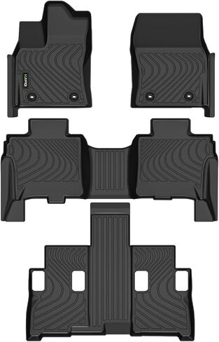 HAFIDI® Floor Mats & Cargo Liner Set Fit for Audi A3 2022-2024 All Weather Protection TPE Anti-Slip Automotive Full Set A3 Floor Liners Custom Accessories - Black in Saudi Arabia