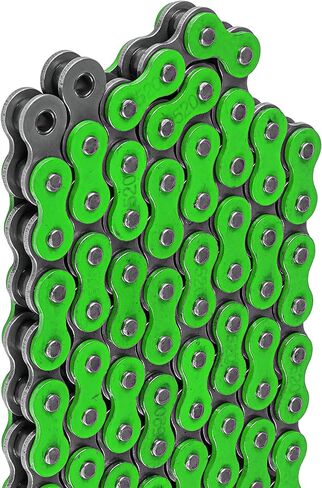 Caltric Green Drive Chain Compatible with Kawasaki Ninja 650 650R Ex650 2006 2007 2008 2009 2010-2018 in Saudi Arabia