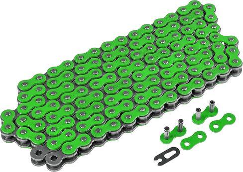 Caltric Green Drive Chain Compatible with Kawasaki Ninja 650 650R Ex650 2006 2007 2008 2009 2010-2018 in Saudi Arabia