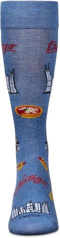 Memoi Men's Chicago Rayon من Rayon Crew Socks in Saudi Arabia