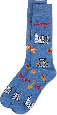 Memoi Men's Chicago Rayon من Rayon Crew Socks in Saudi Arabia