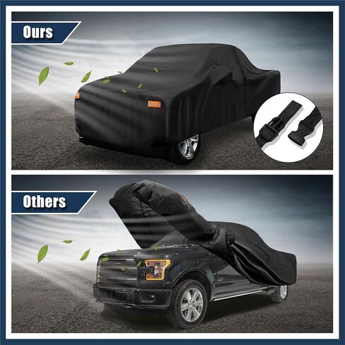 تغطية شاحنة بيك آب لفورد F150 CAB العادية 8ft قاع 2-باب 04-21 F350 CAB العادية 8 القدم سرير 2-بواب 08-21 حماية الشمس في الهواء الطلق مع سائق باب السحاب الأسود تصميم أنيق الأنيق in Saudi Arabia