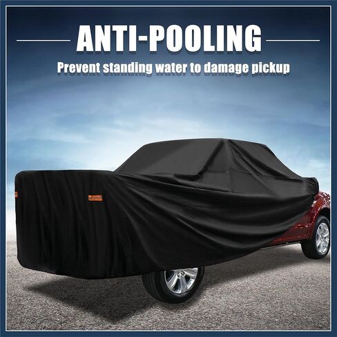 تغطية شاحنة بيك آب لفورد F150 CAB العادية 8ft قاع 2-باب 04-21 F350 CAB العادية 8 القدم سرير 2-بواب 08-21 حماية الشمس في الهواء الطلق مع سائق باب السحاب الأسود تصميم أنيق الأنيق in Saudi Arabia