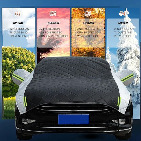 Hail Protector Car Cover Fit for Hyundai Veloster N 2019-2024, Half car Cover, Thicken Car Covers for Automobiles All Weather Waterproof x21m in Saudi Arabia