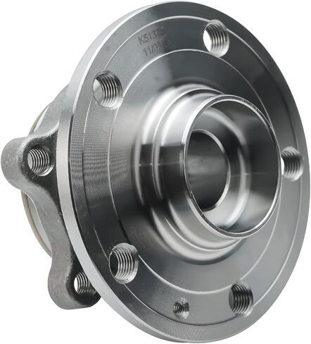 Detroit Axle - مجموعة محامل العجلات الأمامية لفولكس واجن Jetta Passat Beetle Gti EOS R32 Golf Tiguan Rabbit Audi A3 Q3 Quattro ، 2 Wheel Bearing Hubs 2 Lower Ball Pointions in Saudi Arabia