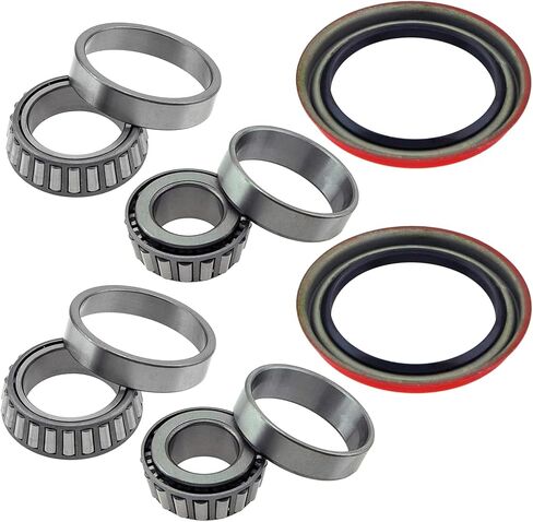 MAXFAVOR 6PCS Front Wheel Bearing and Seal Kit Replacement for 1982 1983 1984 1985 1986 1987 1988 1989 1990 1991 1992 Chevrolet El Monte Camaro Malibu S10 Blazer in Saudi Arabia