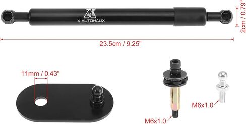 X AutoHaux Car Sailgate Lift Support Super Gate Gate Struts Spring Black Set for Ford F-150 2004-2014 in Saudi Arabia