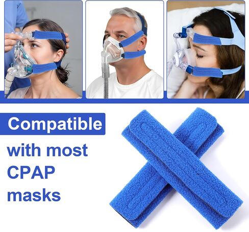 6 Pack CPAP Strap Covers Comfortable CPAP Face Pads Fits Most Headgear Strap Soft Universal Mask Cusions Pad to Reduce Red Marks and Uncomfortable in Saudi Arabia