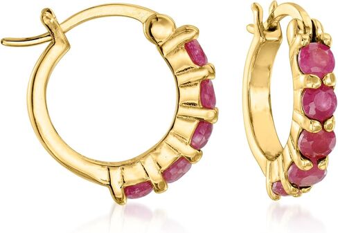 Ross-Simons Three Pair Gemstone Huggie Hoop Earrings in Saudi Arabia