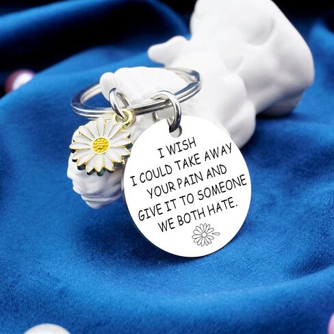 Get Well Gifts for Women After Surgery Divorced Sister Feel Better Gifts for Womens Mothers Friends Sick Grieving Miscarriage Thinking of You Inspirational Gift Positive Funny Keychain Take Your Pain in Saudi Arabia