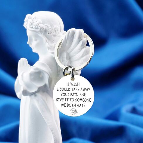 Get Well Gifts for Women After Surgery Divorced Sister Feel Better Gifts for Womens Mothers Friends Sick Grieving Miscarriage Thinking of You Inspirational Gift Positive Funny Keychain Take Your Pain in Saudi Arabia