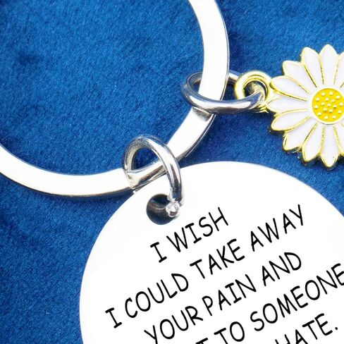 Get Well Gifts for Women After Surgery Divorced Sister Feel Better Gifts for Womens Mothers Friends Sick Grieving Miscarriage Thinking of You Inspirational Gift Positive Funny Keychain Take Your Pain in Saudi Arabia