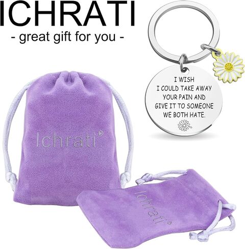 Get Well Gifts for Women After Surgery Divorced Sister Feel Better Gifts for Womens Mothers Friends Sick Grieving Miscarriage Thinking of You Inspirational Gift Positive Funny Keychain Take Your Pain in Saudi Arabia