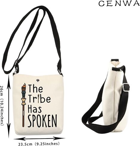 حقيبة CENWA Survivor Crossbody حقيبة The Tribe Has Spoken Crossbody هدية لمحبي البرامج التلفزيونية الواقعية in Saudi Arabia