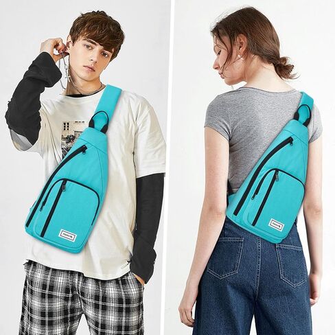 Hanke Crossbody Bags for Women Travel & Sling Bag for Men, Fits 11" Tablet, Canvas Cross body Purse, Chest Bag in Kuwait