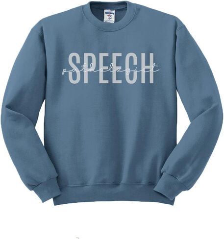Teesandtankyou أخصائي أمراض الكلام Sweatshirt للجنسين in Saudi Arabia