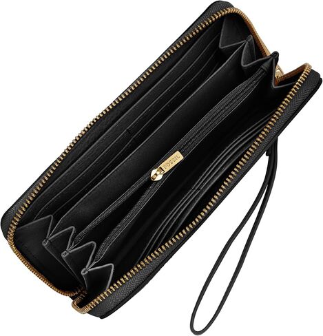 Fossil Logan Zip Around Clutch Wallet, Viridian in Saudi Arabia