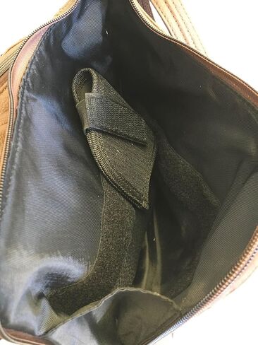 Roma Leathers Stylish Leather Locking Concealment Crossbody Purse in Kuwait