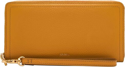 Fossil Logan Zip Around Clutch Wallet, Viridian in Kuwait