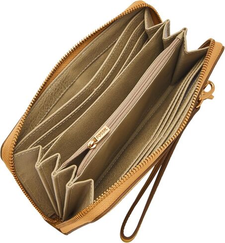 Fossil Logan Zip Around Clutch Wallet, Viridian in Kuwait