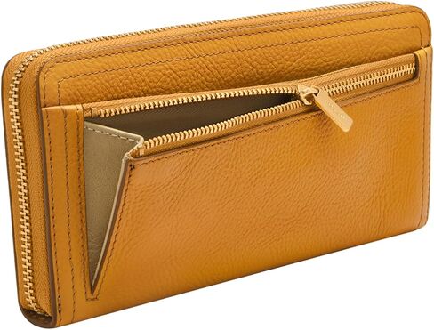 Fossil Logan Zip Around Clutch Wallet, Viridian in Kuwait