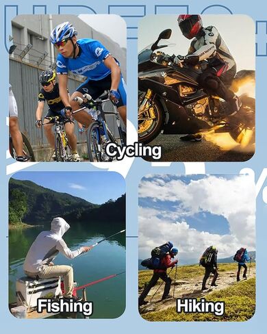 Fingerless Sun Gloves for Men Women UV Protection, Anti-Slip Half Finger Driving-Gloves for Fishing Rowing Cycling in Kuwait