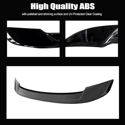 Trunk Spoiler Compatible with 2025 2024 2023 Honda Accord 11th Gen Gloss Black Rear Trunk Wing Lip Accessories Exterior in Saudi Arabia