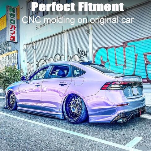 Trunk Spoiler Compatible with 2025 2024 2023 Honda Accord 11th Gen Gloss Black Rear Trunk Wing Lip Accessories Exterior in Saudi Arabia