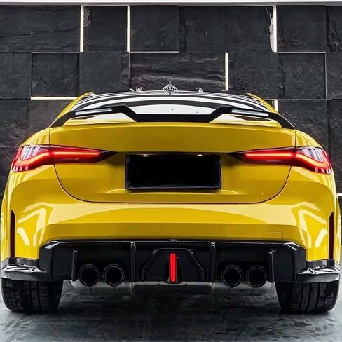 MCARCAR KIT Carbon Fiber Trunk Spoiler Compatible with 2021-2025 BMW 4 Series G22 and M4 G82 Coupe Auto Rear Boot Lid Highkick Spoiler Wing Lip in Saudi Arabia