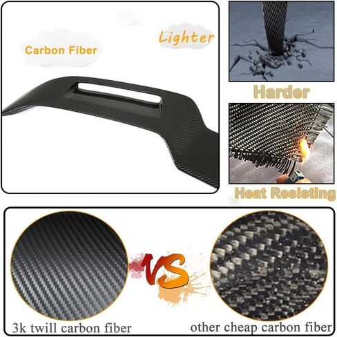 MCARCAR KIT Carbon Fiber Trunk Spoiler Compatible with 2021-2025 BMW 4 Series G22 and M4 G82 Coupe Auto Rear Boot Lid Highkick Spoiler Wing Lip in Saudi Arabia