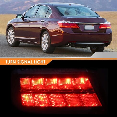 Driver Side Outer Tail light Compatible with 2013 2014 2015 Accord Sedan EX-L Touring Rear Light Taillight 33550T2AA12 HO2804103 (Left) in Saudi Arabia