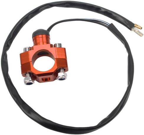 CNC Push Button Motorcycle Engine Stop Start Control Universal Fit for Various Motorcycles(Red) in Saudi Arabia