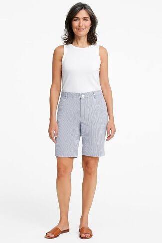 شورت J.Crew Mercantile للسيدات مقاس 9 بوصات Frankie Bermuda Chino (6، رمادي أويستر) in Kuwait