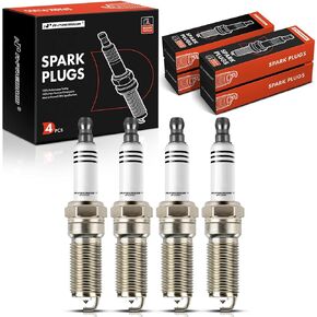 A-Premium Iridium & Platinum Spark Plugs Compatible with Mercedes-Benz C230 2002, SLK230 2001-2004 & Saab 9-3 2004-2011, 9-3X 2010-2011, 2.0L 2.3L, Pack of 4