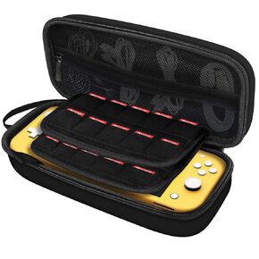 JETech Carrying Case for Nintendo Switch Lite 2019, 20 Game Cartridge Holders, Black in Kuwait