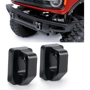 2Pcs RC Car Tow Hook Aluminum Alloy Tow Trailer Hitch Shackle Hook for TRX-4 1/10 Bronco RC Car Upgrade