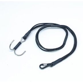 4-in-1 Winch Strap Elastic Rope with Hook Compatible with TRX4 SCX10 1/10 1/8 RC Crawler Car (Red)