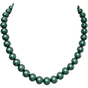 TUOKAY Shell Pearl Necklaces for Women Pearl Choker Necklace as pearl wedding jewelry, 10mm 18'' White Pearl Necklace strand, Dainty Pearl Jewelry beaded necklace gifts in Kuwait