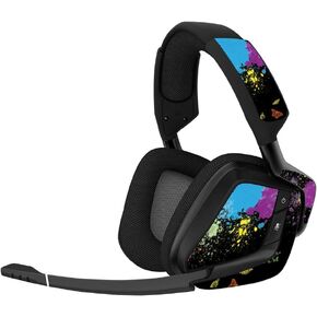 MightySkins Skin Compatible with Corsair Void Pro Gaming Headset - Splatter | Protective, Durable, and Unique Vinyl Decal wrap Cover | Easy to Apply, Remove, and Change Styles | Made in The USA