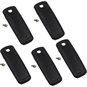5Pcs CLIP-18 Belt Clip for Vertex Standard VX231 VX-231 VX351 VX-351 VX354 VX-354 VX230 VX-230 VX350 VX-350 Portable Radios Walkie Talkies with Screws