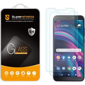 Supershieldz (2 Pack) Designed for BLU View 3 (B140DL) Tempered Glass Screen Protector, Anti Scratch, Bubble Free