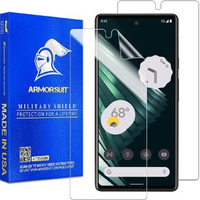 ArmorSuit (2 Pack MilitaryShield Screen Protector designed for Google Pixel 7 [6.3 Inch] (2022) Case Friendly HD Clear Film - Made in USA