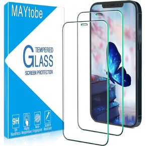 MAYtobe [2 Pack] Tempered Glass Screen Protector For iPhone 12 Mini 5.4-inch, Anti Scratch, Bubble Free, Easy to Install