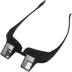 Prism Glasses Lazy Glasses Bed Prism Spectacles Horizontal Eyeglasses Lazy Readers for Reading/Watching TV Lying Down in Bed/Sofa, 90 Degree, Myopia Presbyopic usable, Unisex, Pain Relief