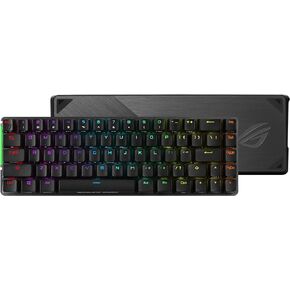 ASUS ROG Falchion Wireless 65% Mechanical Gaming Keyboard | 68 Keys, Aura Sync RGB, Extended Battery Life, Interactive Touch Panel, PBT Keycaps, Cherry MX Brown Switches, Keyboard Cover Case