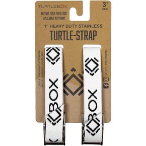 Turtlebox: Tie-Down Strap Kit - Includes 2 Straps - Strap Your Turtlebox Speaker on Your Ranger, Snowmobile, Kayak, Cooler or Boat to give You Peace of Mind - Set of 2, Each 41" Long (Black)