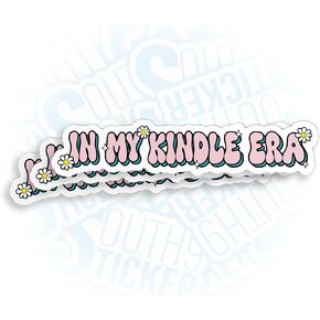 (3Pcs) in My Kindle Era Sticker, Kindle Bookish Book Club Sticker, Booktok Decal 2" Waterproof Die-Cut Vinyl Sticker for Kindle Water Bottle Laptop Aesthetic Decor Reader Sticker Gifts 2 Inches