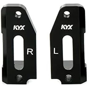 KYX Racing CNC Machined Aluminum Caster Blocks Left Right C Hub Upgrades Parts Accessories for RC Crawler Car Traxxas 1/10 Drag Slash 1967 Chevrolet C10